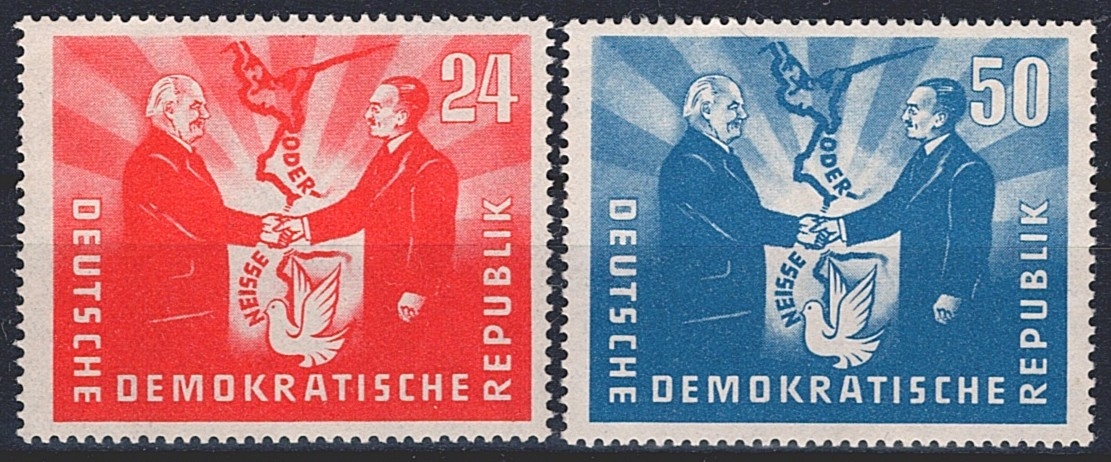 Deutschland, DDR, Nr.284-285, Sondermarken 1951