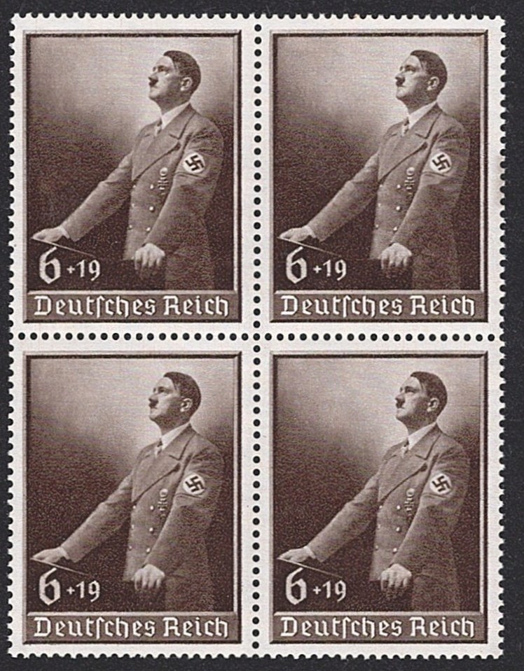 Deutschland, Deutsches Reich, Sondermarke, 1939, Nr.694, im Viererblock