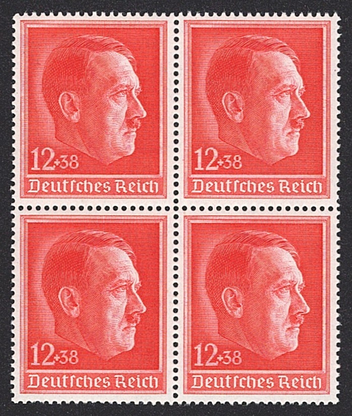 Deutschland, Deutsches Reich, Sondermarke, Nr.664, im Viererblock