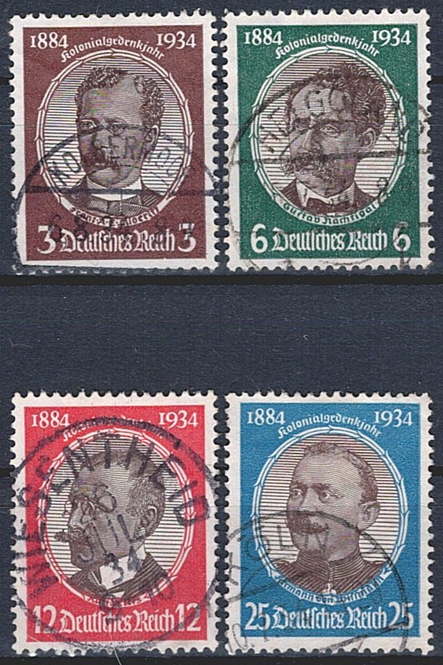 Deutschland, Deutsches Reich, Sondermarken, 1934, Nr.540-543, komplette Serie, gestempelt