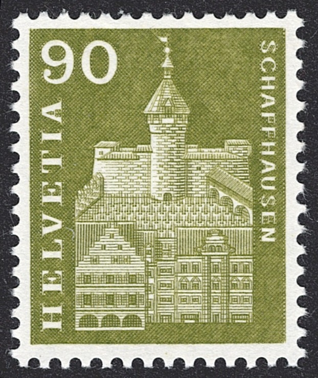 Schweiz, Abarten, Schweiz ab 1945, Nr.368/DP, Doppelprägung