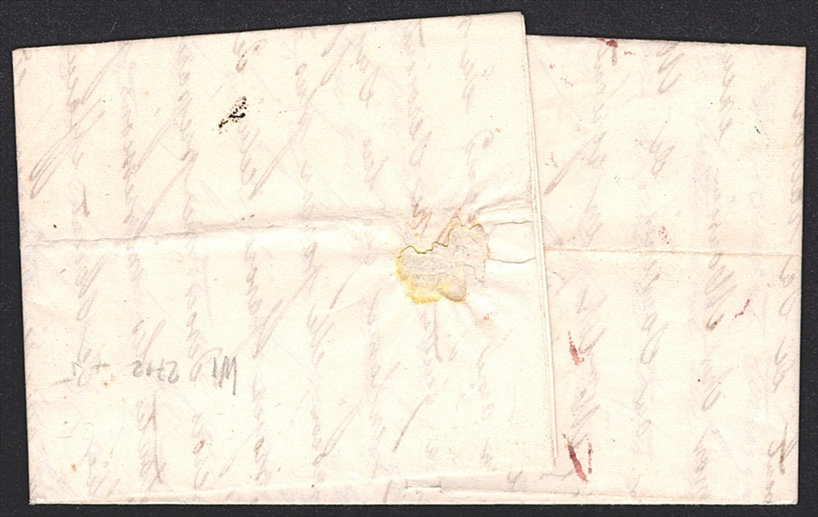 Schweiz, Abstempelungen, Postgeschichte, taxierter Faltbrief, CAROUGE Wi.2712, nach Montmirail – Bild 2