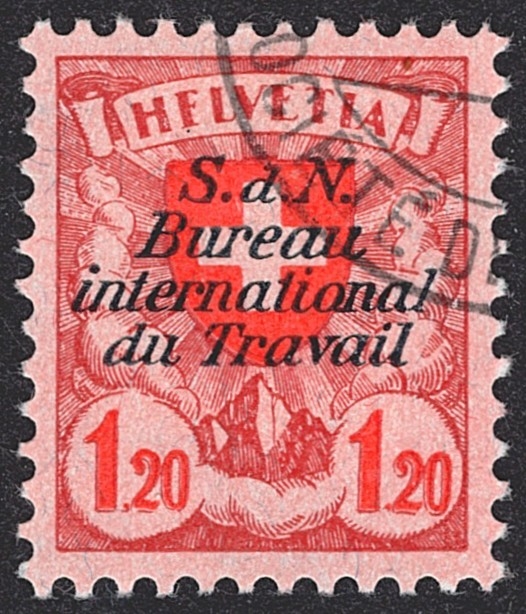 Schweiz, Ämter, BIT, Nr.21.2.01, "HFLVETIA", Eckstempel