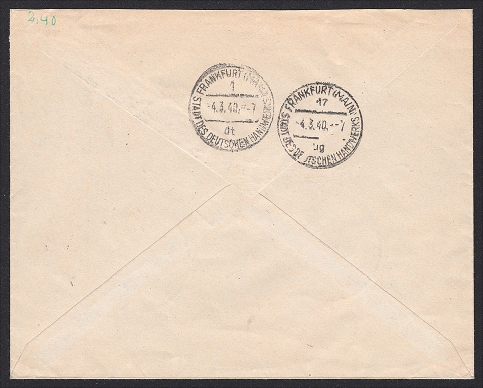 Deutschland, Deutsches Reich, Nr.739-742, Frühjahrsmesse, LEIPZIG REICHSMESSESTADT – Bild 2