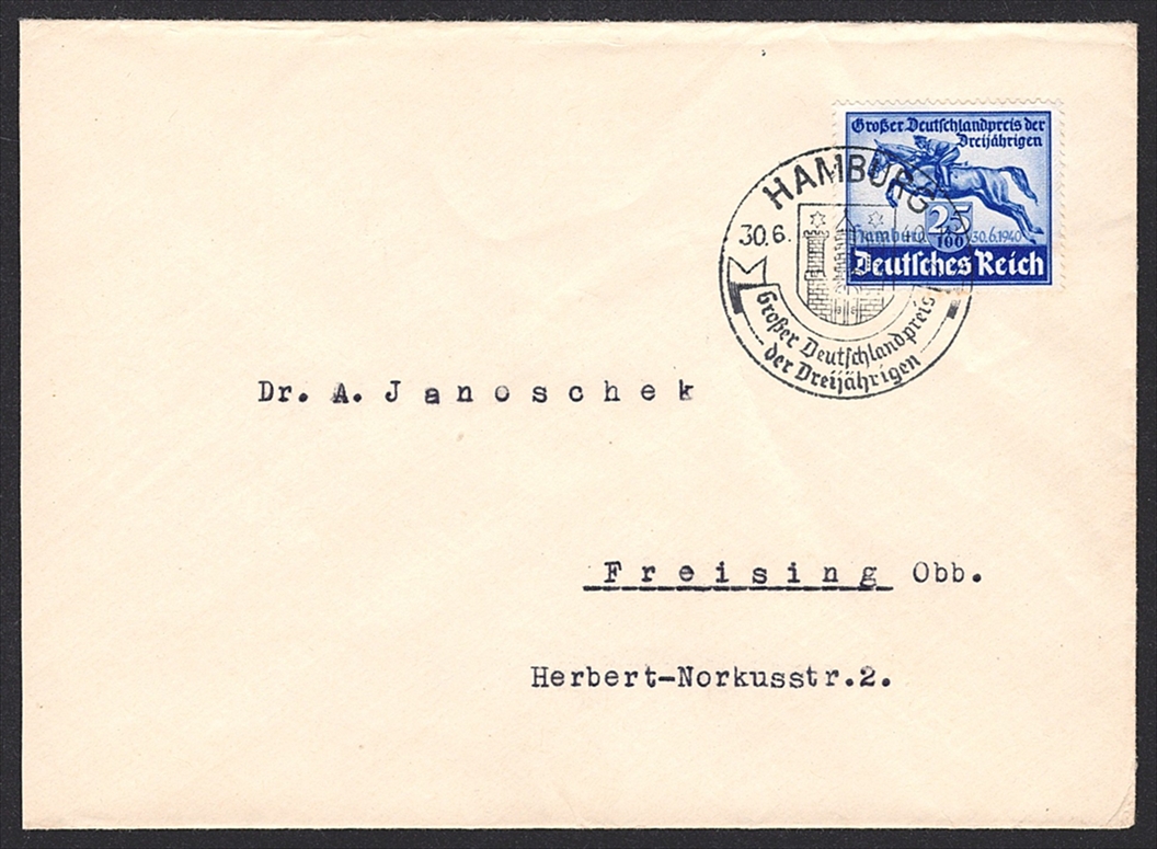 Deutschland, Deutsches Reich, Nr.746, Sondermarke, Sonderstempel HAMBURG