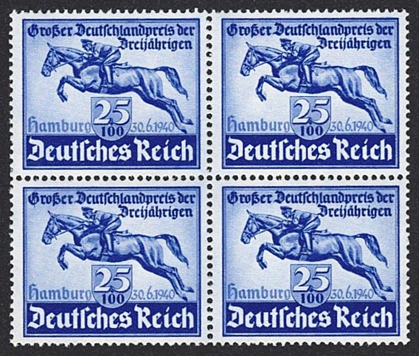 Deutschland, Deutsches Reich, Nr.746, Sondermarke, im Viererblock