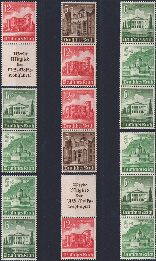 Deutschland, Deutsches Reich, Nr.S 258-S 269, Winterhilfswerk, komplette Serie – Bild 2