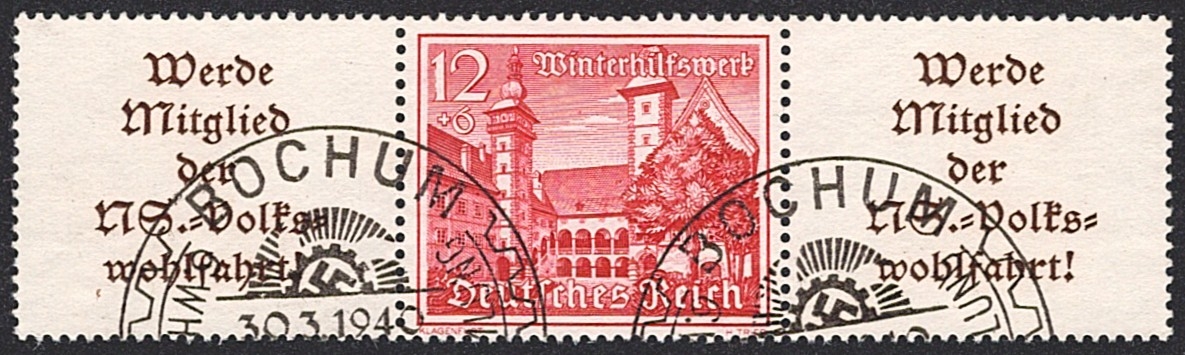 Deutschland, Deutsches Reich, Nr.W 141, Winterhilfswerk, BOCHUM