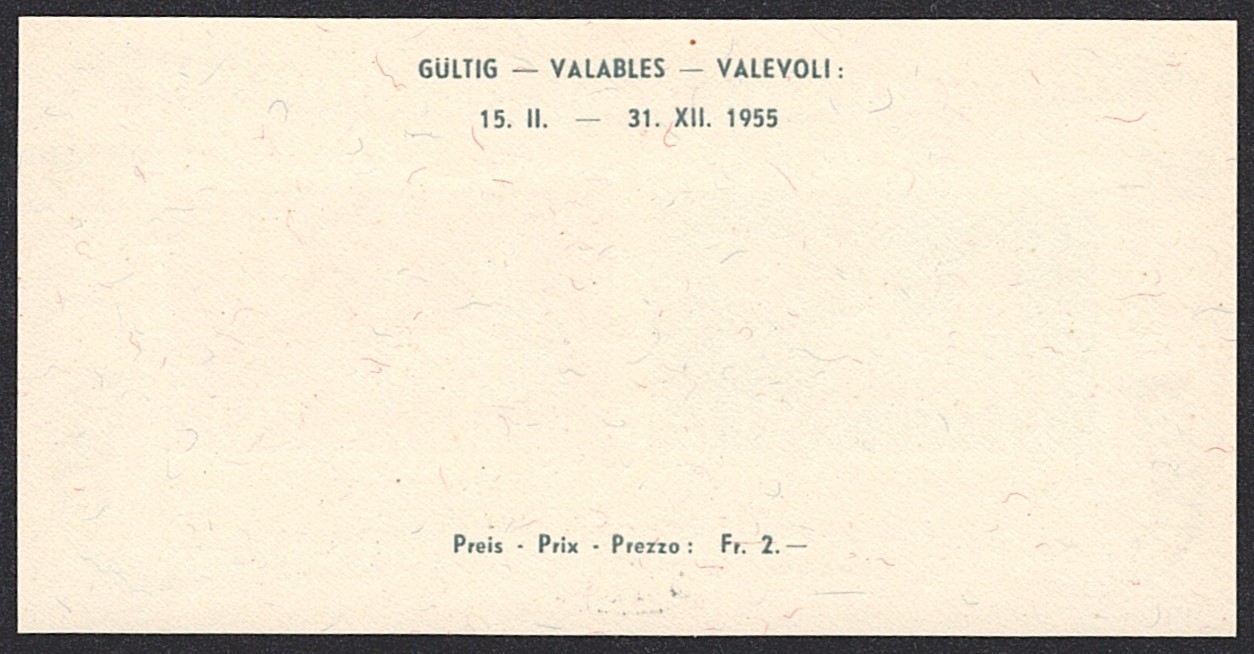 Schweiz, Zuschlagsausgaben, Nr.35, Lausanne 1955, ET BERN d – Bild 2