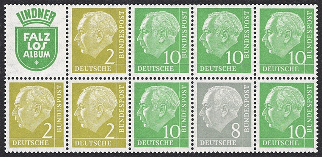 Deutschland, BRD, Markenhefte, Blatt-Nr.7