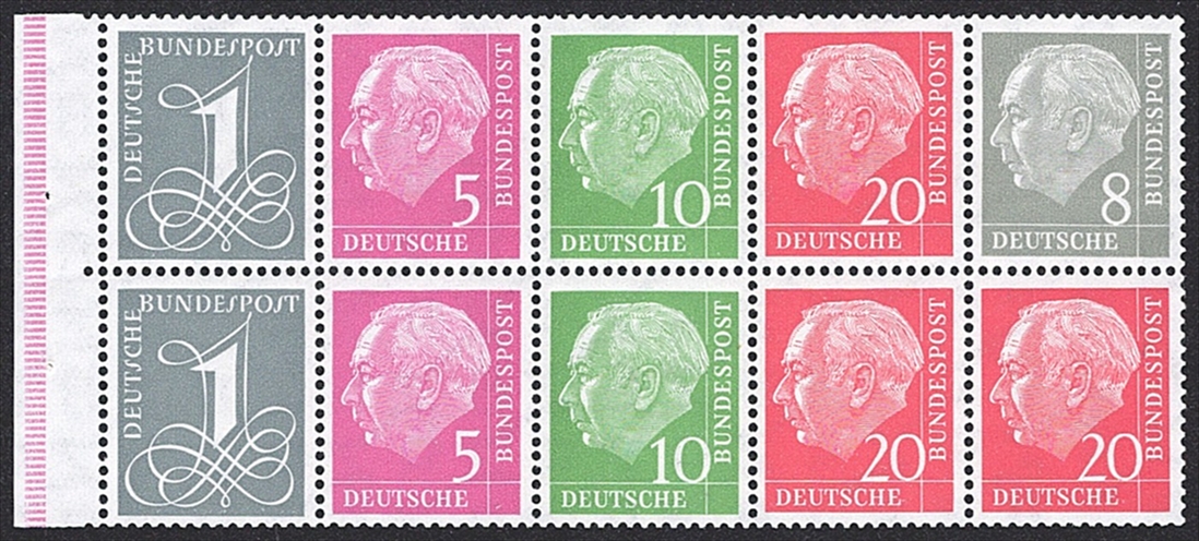 Deutschland, BRD, Markenhefte, Blatt-Nr.8 X