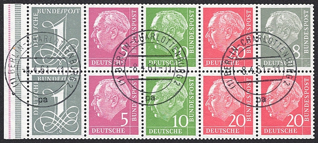 Deutschland, BRD, Markenhefte, Blatt-Nr.8 Y ll, BERLIN