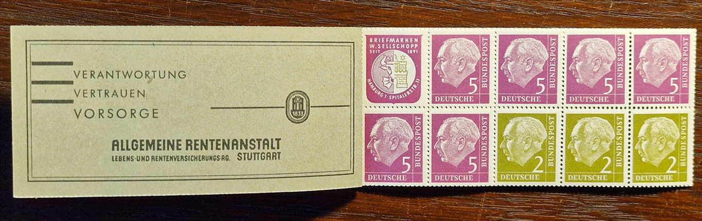 Deutschland, BRD, Markenhefte, Nr.3 – Bild 2