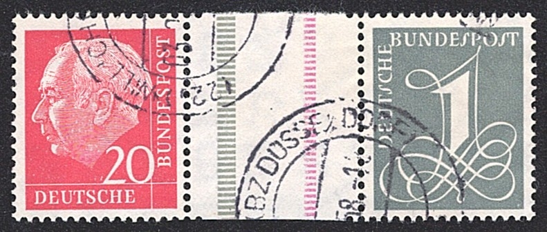 Deutschland, BRD, Markenhefte, W 16 al X, DÜSSELDORF