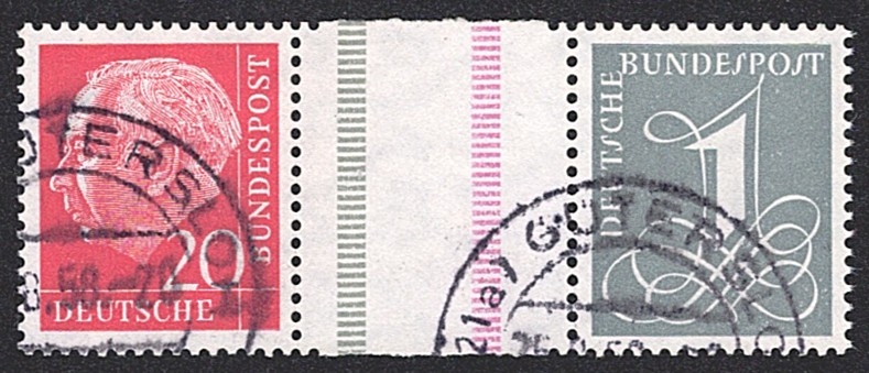 Deutschland, BRD, Markenhefte, W 16 al X, GÜTERSLOH
