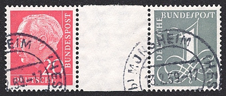 Deutschland, BRD, Markenhefte, W 16 b X, sauber gestempelt