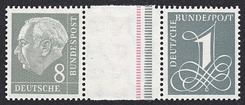 Deutschland, BRD, Markenhefte, WZ 15 alV Y ll