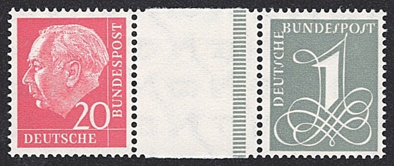 Deutschland, BRD, Markenhefte, WZ 16 all Y l