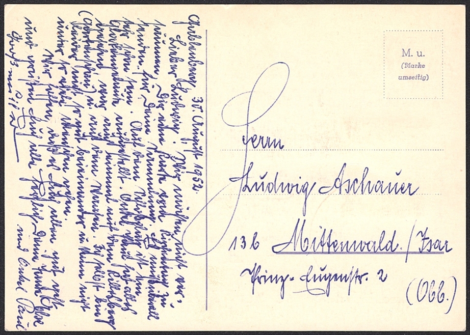 Deutschland, BRD, Nr.151, Nationalmuseum, auf Erinnerungskarte, STUTTGART – Bild 2