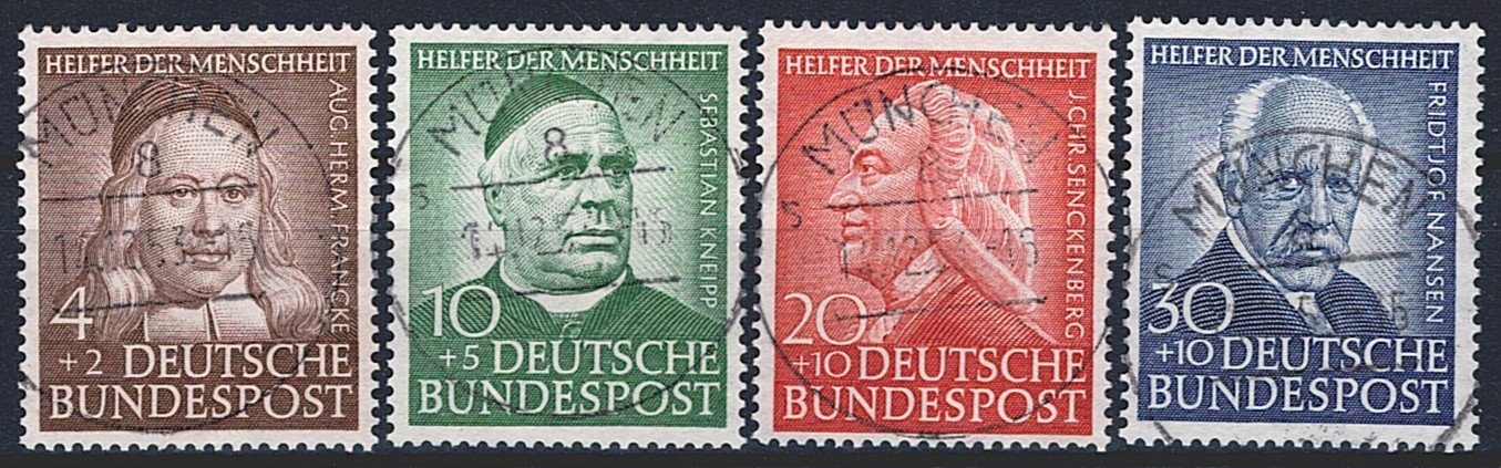 Deutschland, BRD, Nr.173-176, Wohlfahrt, komplette Serie, Vollstempel MÜNCHEN