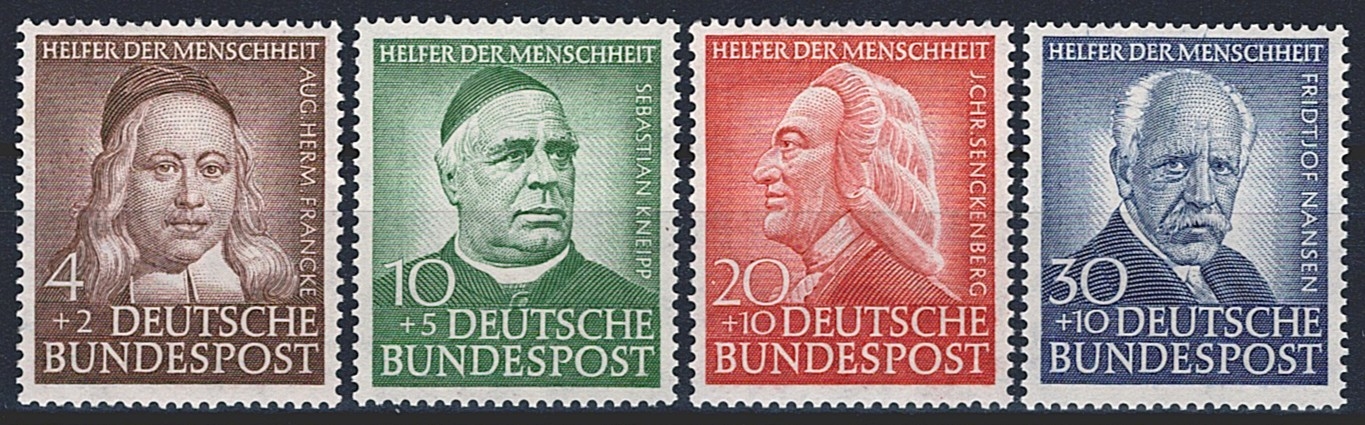 Deutschland, BRD, Nr.173-176, Wohlfahrt, komplette Serie