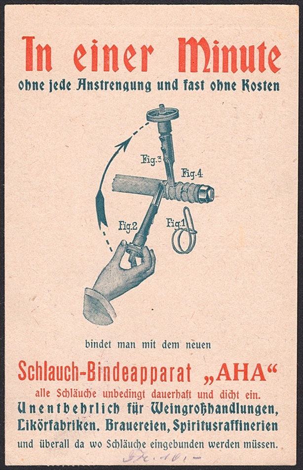 Österreich, Nr.262y/266x, Werbekarte nach Schönenwerd, KLOSTERNEUBURG – Bild 2