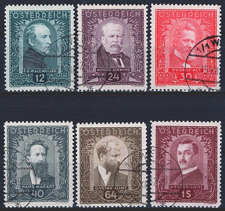 Österreich, Nr.545-550, Wohlfahrt, WIEN