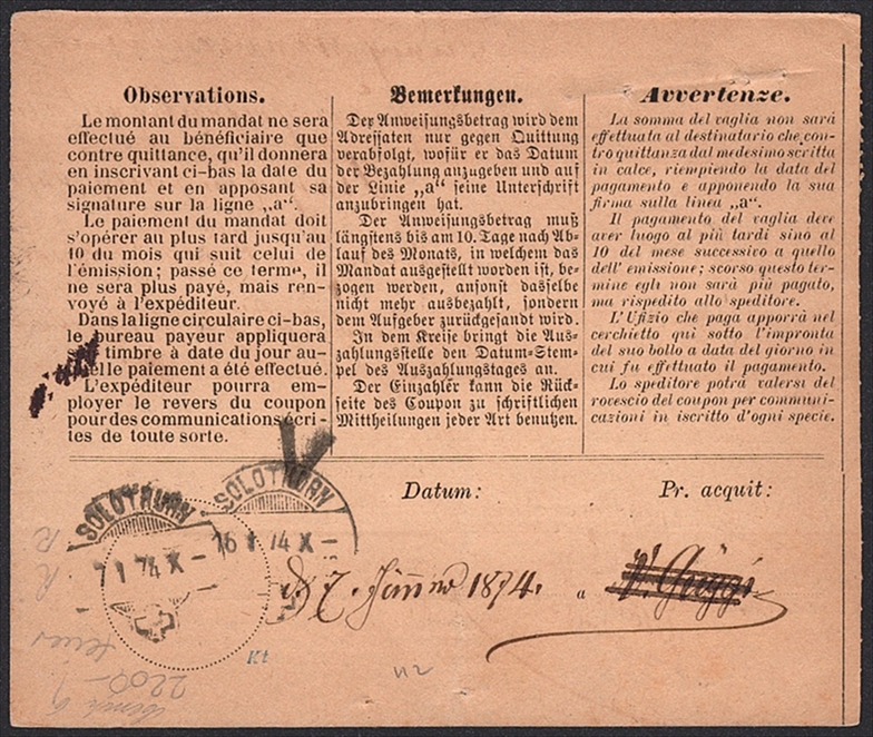 Schweiz, Sitzende Helvetia, Altschweiz, Nr.38, auf internem Mandat mit Zwergstempel MESSEN, sehr seltene Kombination,minimer Nadelstich – Bild 2