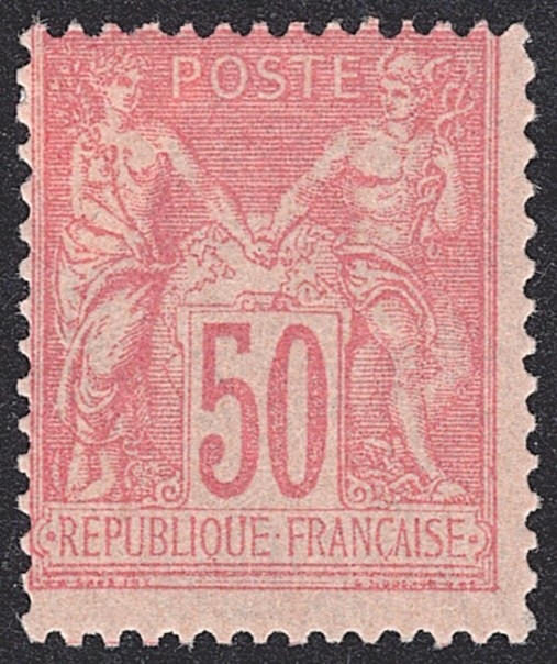 Frankreich, Nr.81ll, 50C. Typ ll, Befund