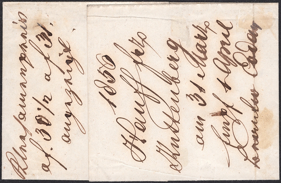 Österreich 1850 3 Kreuzer FB Nr. 3 stumpfrosa MP Type IIIb auf Faltbrief nach HOHENMAUTH gestempelt Vollstempel "KUTTENBERG" – Bild 2