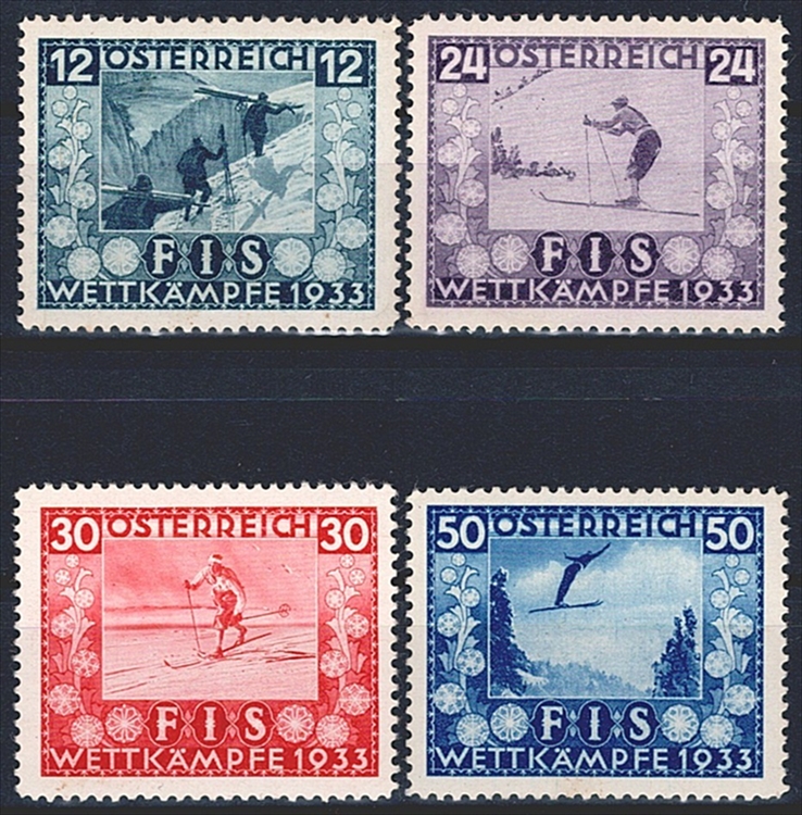 Österreich, Nr.551-554, FIS, komplette Serie