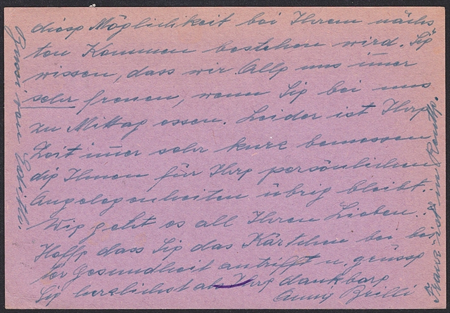 Österreich, Nr.755/746, auf zensurierter Karte nach Luzern, WIEN – Bild 2