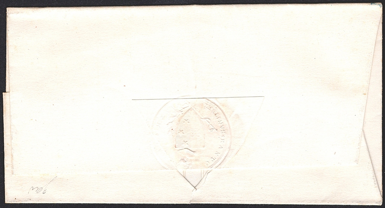 Schweiz, Abstempelungen, Kanton Aargau, AARAU, blau, Wi.2004a, amtlichter Faltbrief nach Muri – Bild 2
