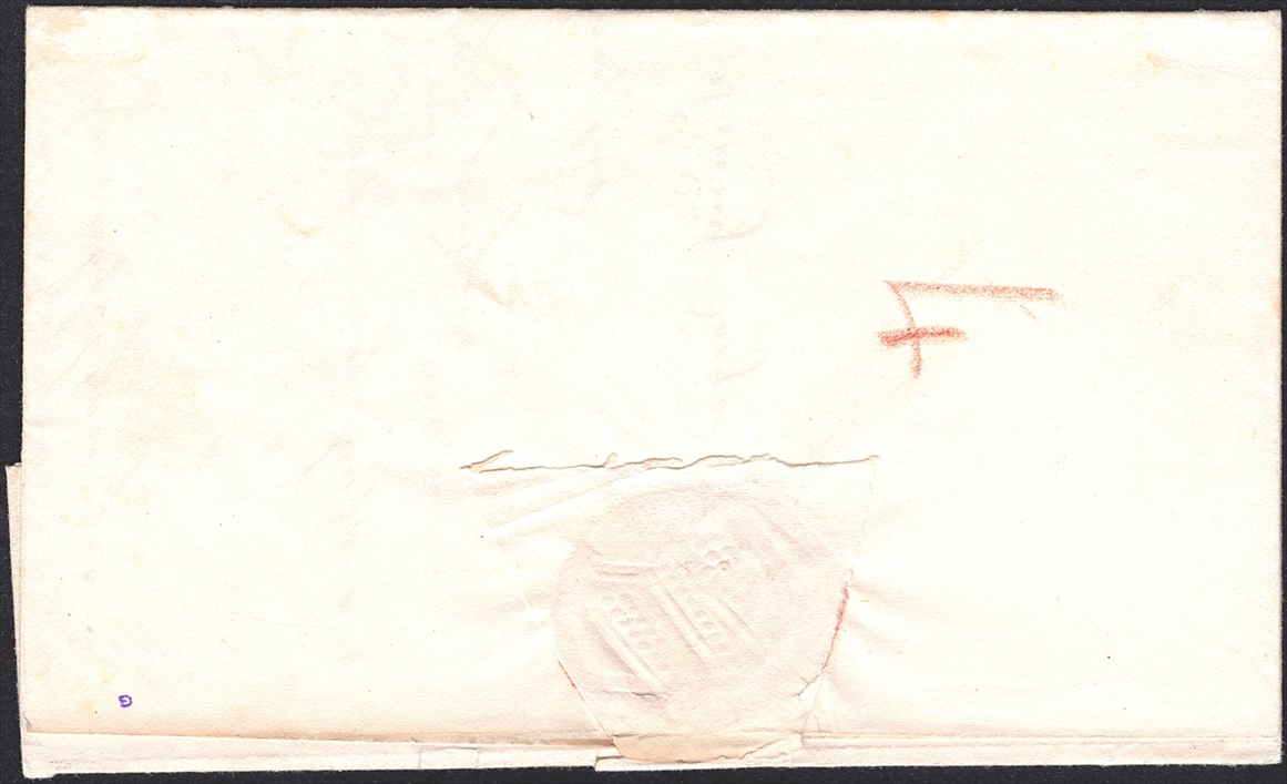 Schweiz, Abstempelungen, Kanton Aargau, BADEN/P.P. rot, Wi.2058/2065a, Faltumschlag nach Brugg – Bild 2