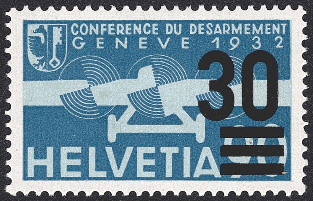 Schweiz, Flugpost, Nr.23, 30/90Rp.