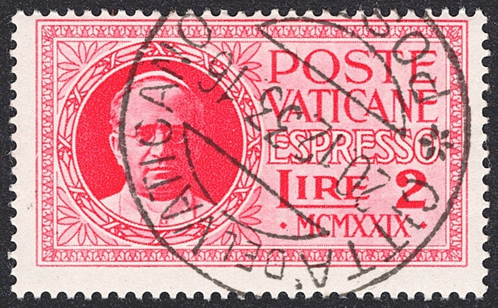 Vatikan, 1929, Freimarken, Nr.14, gestempelt