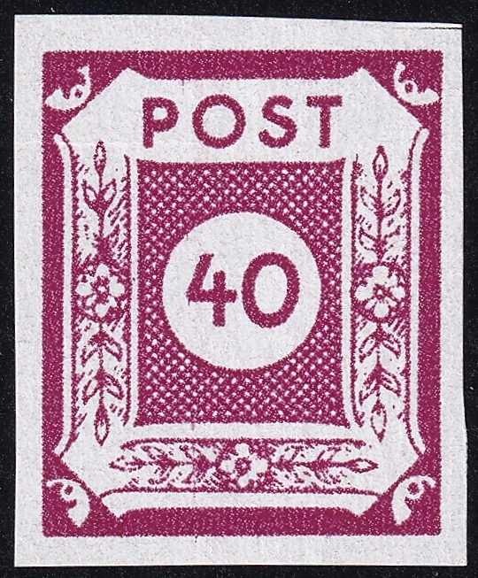 Deutschland 1945 Sowjetische Zone - Ost-Sachsen Mi. Nr. 50 A und Pf. III postfrisch **