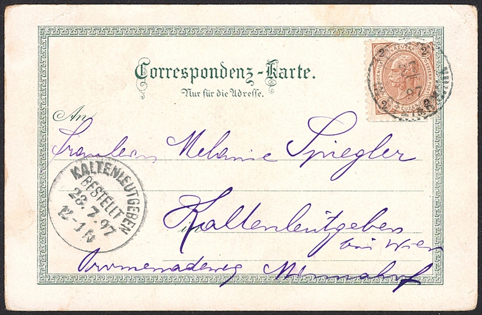 Lithographien, Österreich, Gruss aus ALT-AUSSEE , 4 Bilder, 1897 – Bild 2