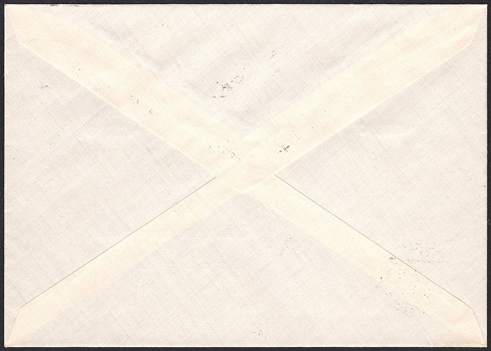 Schweiz, Frankaturen, Bedarfsflugpost, 40Rp., Brief nach Prag mi Ausfall-Stempel "Flug ausgefallen Vol non effectué", VSt 38, ZÜRICH – Bild 2