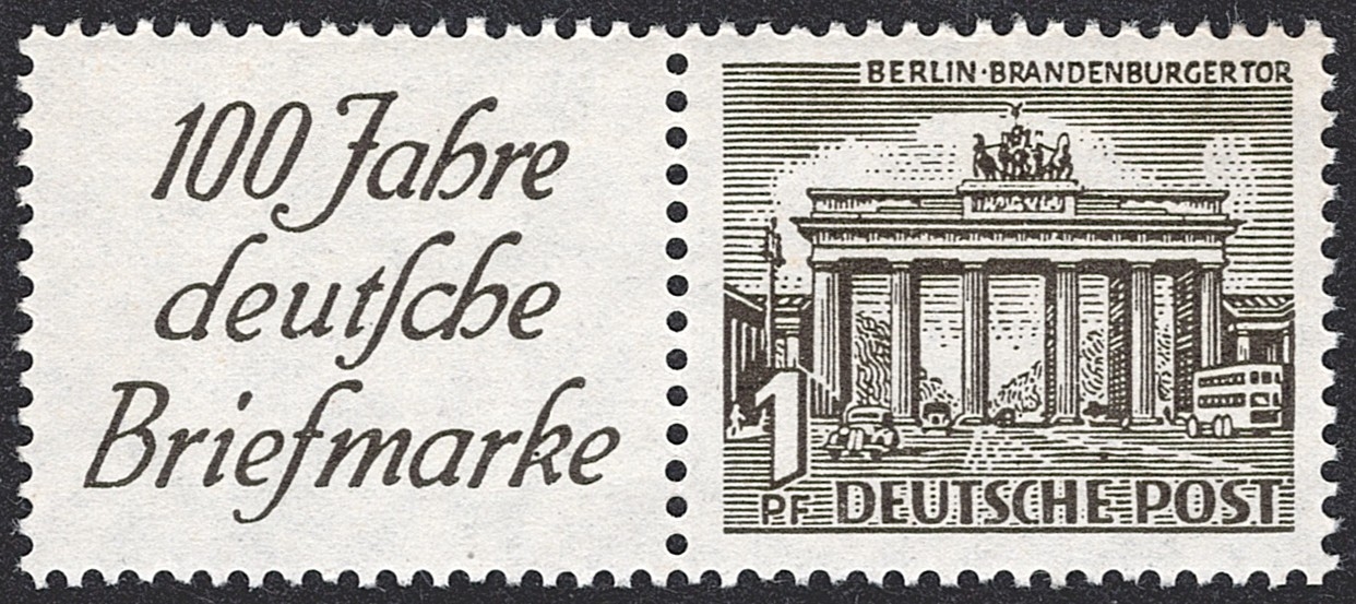 Deutschland, Berlin, Markenhefte, W 1