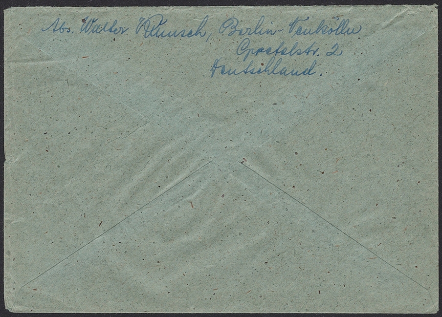 Deutschland, Berlin, Nr.39 portogerecht auf Brief der 2 Gewichtsstufe in die Schweiz, BERLIN – Bild 2