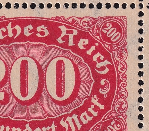 Deutschland, Deutsches Reich 1922 Mi. Nr. 248 mit Pf. II im 4er Block postfrisch ** – Bild 2