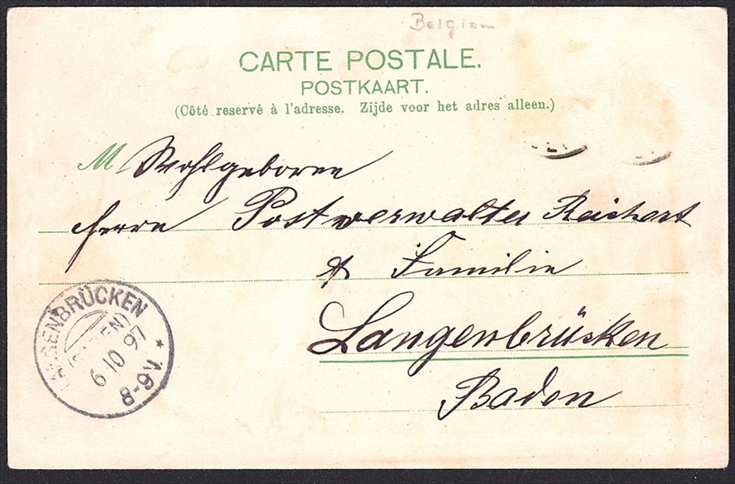 Lithographien, Belgien, EXPOSITION INTERNATIONALE DE BRUXELLES 1897, 2 Bilder – Bild 2