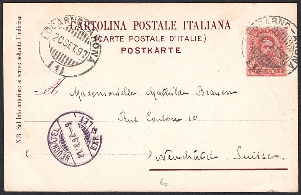 Lithographien, Italien, Ricardo di PALLANZA, 3 Bilder, 1897 – Bild 2