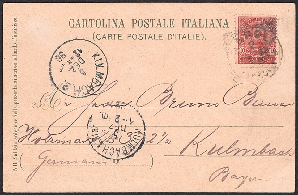 Lithographien, Italien, Un saluto da NAPOLI, 3 Bilder, 1896 – Bild 2